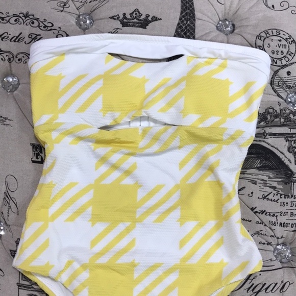 Onia Natalie Cutout Strapless One-Piece Swimsuit - Picture 5 of 9